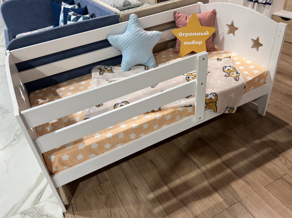 Кровать Эко-9 МДФ Звезда 160х80 правая/левая от Династия Kids