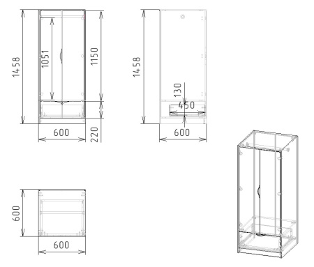 Кровать-чердак Уют-2 + Стол + Шкаф  от Династия Kids