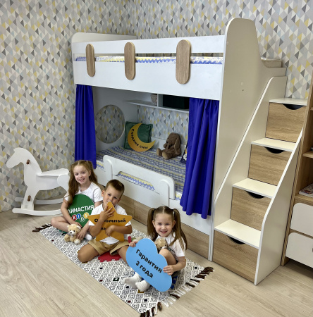 Кровать двухъярусная Фортуна  от Династия Kids