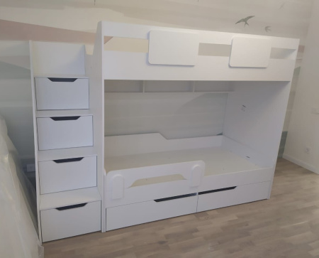 Кровать коллекции Мозаика-2 левая 190х90 (распродажа)