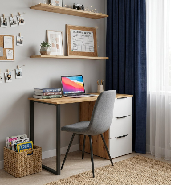 Стол 1400 мм коллекции Брайт Золотистый