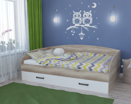 Кровать Твой Стиль 200х120 New от Династия Kids