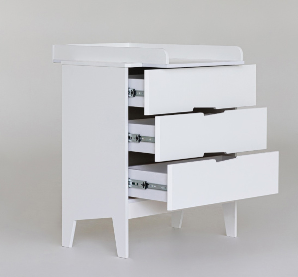 Комод Aлберо белый (со съемным пеленальным столом) от Династия Kids
