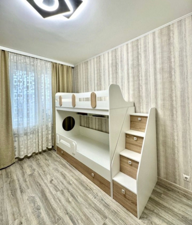 Кровать Фортуна-3 (белый+дуб сонома) 190х80 от Династия Kids