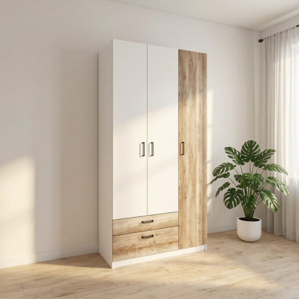 Шкаф 3-х створчатый коллекции Твой Стиль (глубина 479 мм) 