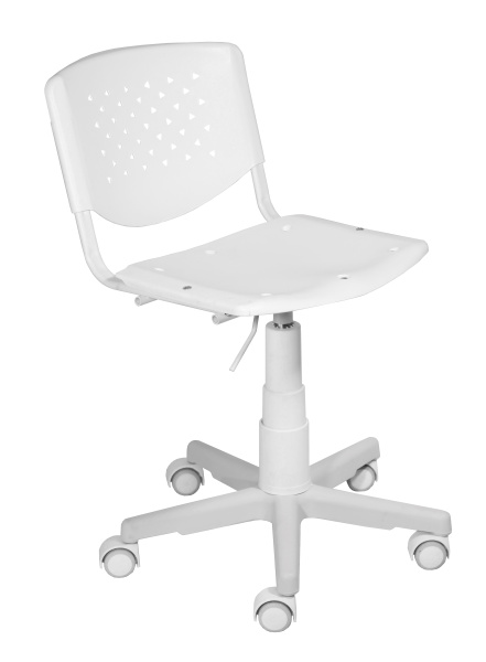 Кресло компьютерное Дейзи (белый пластик)