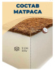 Матрас Эко ППУ + Кокос 180х80 высота 11 см от Династия Kids
