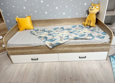 Кровать Твой Стиль New 200х120 (прямая спинка) от Династия Kids