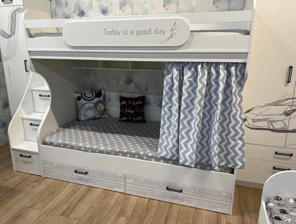 Двухъярусная кровать Престиж 190*90 от Династия Kids