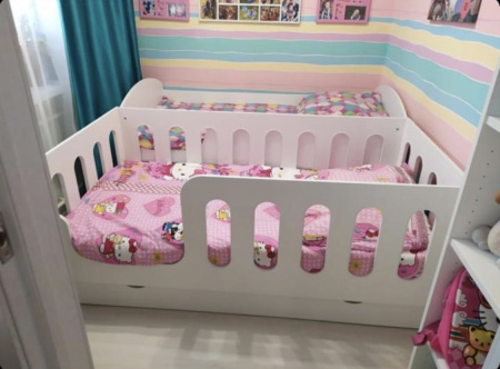 Кровать Сказка 160х80 (правый/левый бортик) от Династия Kids