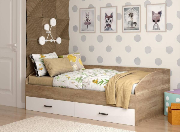 Кровать Твой Стиль New 200х120 (прямая спинка)