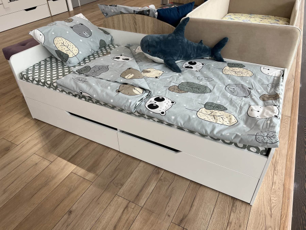 Кровать коллекции Мозаика-2 левая 190х90 (распродажа)