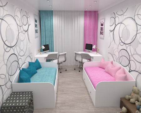 Стол угловой Умка (ширина 1400 мм)  от Династия Kids