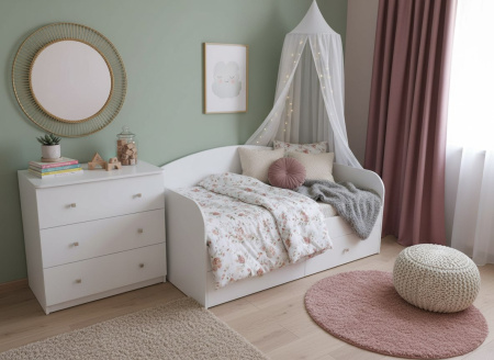 Комод коллекции Умка NEW (ручки - дуб) от Династия Kids
