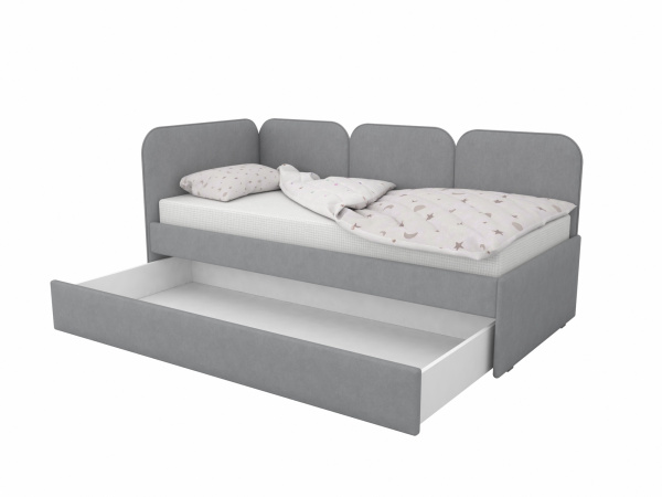 Угловая кровать Соната 80х160 с доп.спальным местом (универсальный угол)