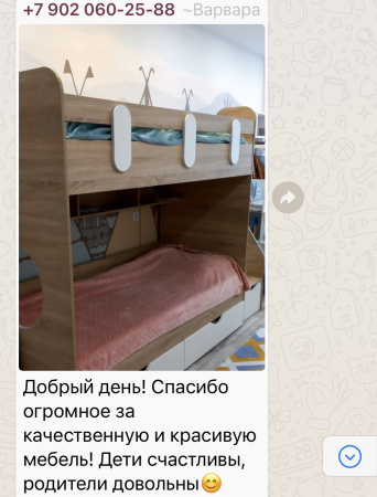 2-х ярусная кровать Фортуна (корпус дуб сонома + фасады белые) 180*80 от Династия Kids