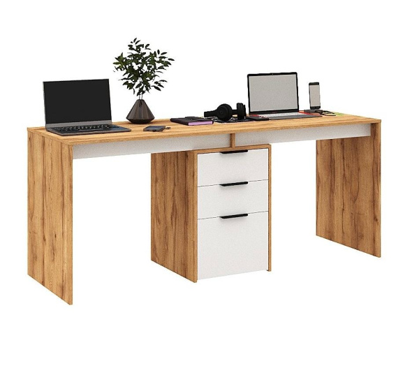 Стол для 2 детей Тандем 1800 мм (корпус дуб золотистый) 