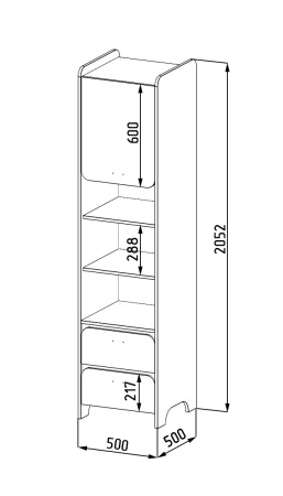 Стеллаж Юниор-2 (выставочный образец)