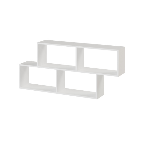 Полка настенная (цвет белый)