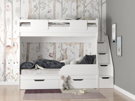 Кровать двухъярусная Дуэт 180х80 (правая) от Династия Kids