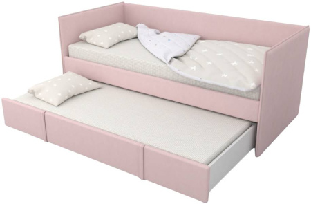 Кровать мягкая МОНО 90х190 с доп. спальным местом (цвета разные)