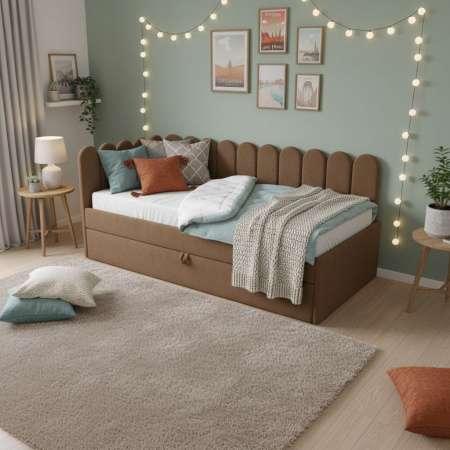 Комплект угловых кроватей Элис для 2 детей (цвета разные)