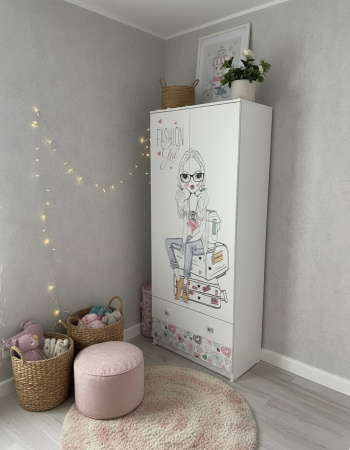 Комплект мебели коллекции Анита: стол + стеллаж + пенал от Династия Kids