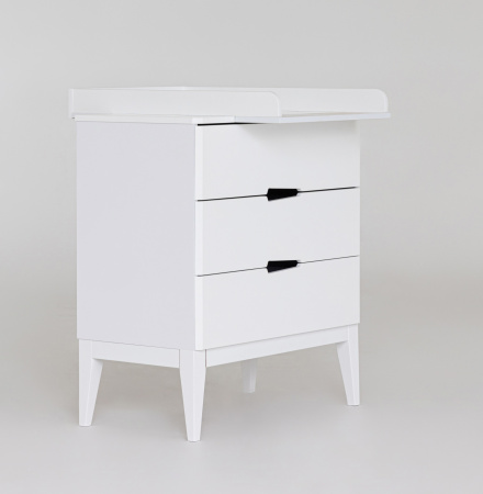 Комод Mиа белый (со съемным пеленальным столом) от Династия Kids
