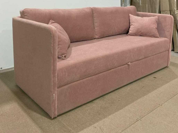 Диван Юнит Blue 1850х800 мм (подъемный механизм + ящик + 4 подушки)