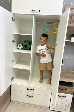 Шкаф коллекции Престиж New от Династия Kids