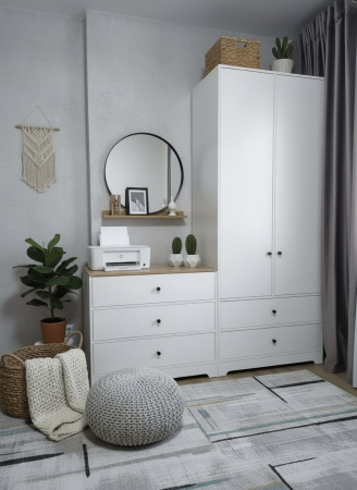 Шкаф-2 коллекции Норд  от Династия Kids