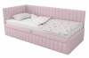 Угловая кровать 90х190 Софт Up Pinky с подъемным механизмом