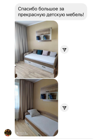 Кровать Твой Стиль 190х90 (выставочный образец)