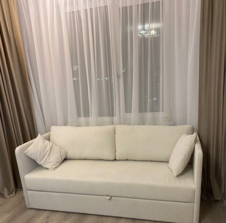 Диван Юнит Blue 1850х800 мм (подъемный механизм + ящик + 4 подушки)