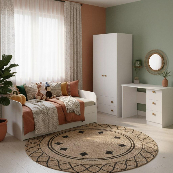 Стол 1000 мм коллекции Умка NEW (ручки - дуб) от Династия Kids