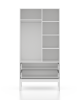 Шкаф Фиора белый/шалфей от Династия Kids