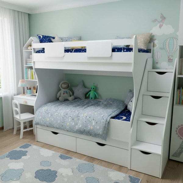 Кровать двухъярусная Альфа МИНИ 160х80 