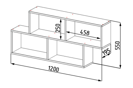Комплект для 2 школьников Брайт Золотистый (2 стола + пенал + 2 полки Юниор) от Династия Kids
