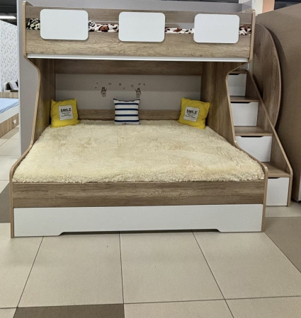 Кровать 2-х ярусная Мега Премиум 120х200 от Династия Kids