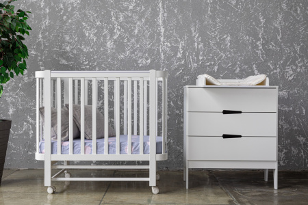 Комод Aлберо белый (со съемным пеленальным столом) от Династия Kids
