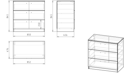 Комод Гранд (выставочный образец)