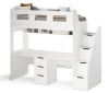 Кровать-чердак Академия + стол + лестница-комод  