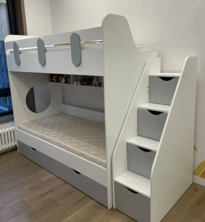 Двухъярусная кровать Фортуна (размеры и цвета разные) от Династия Kids