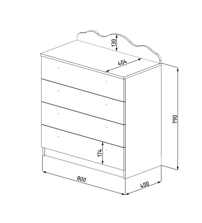 Комод Жемчужина (распродажа)