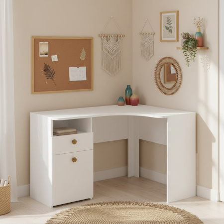 Кровать выдвижная Двушка + стол угловой Умка от Династия Kids