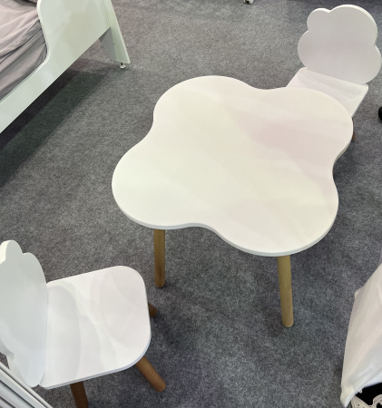 Стул Облачко белый/дерево  от Династия Kids