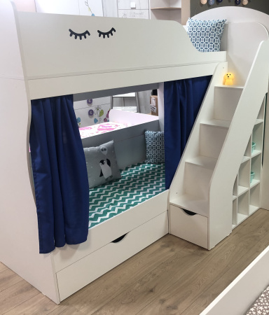 Двухъярусная кровать Умка-2 (правая) 180х80 от Династия Kids