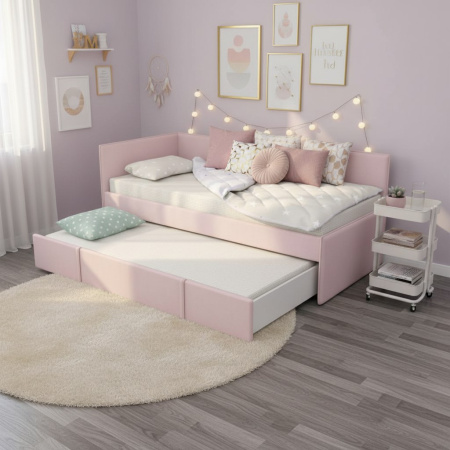 Угловая кровать МОНО 90х200 с доп. спальным местом (цвета разные)