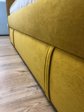 Мягкая кровать Моно 90х190 (с ящиком для белья) 