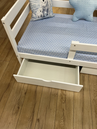 Кровать Эко массив 160х80 С ЯЩИКАМИ  от Династия Kids